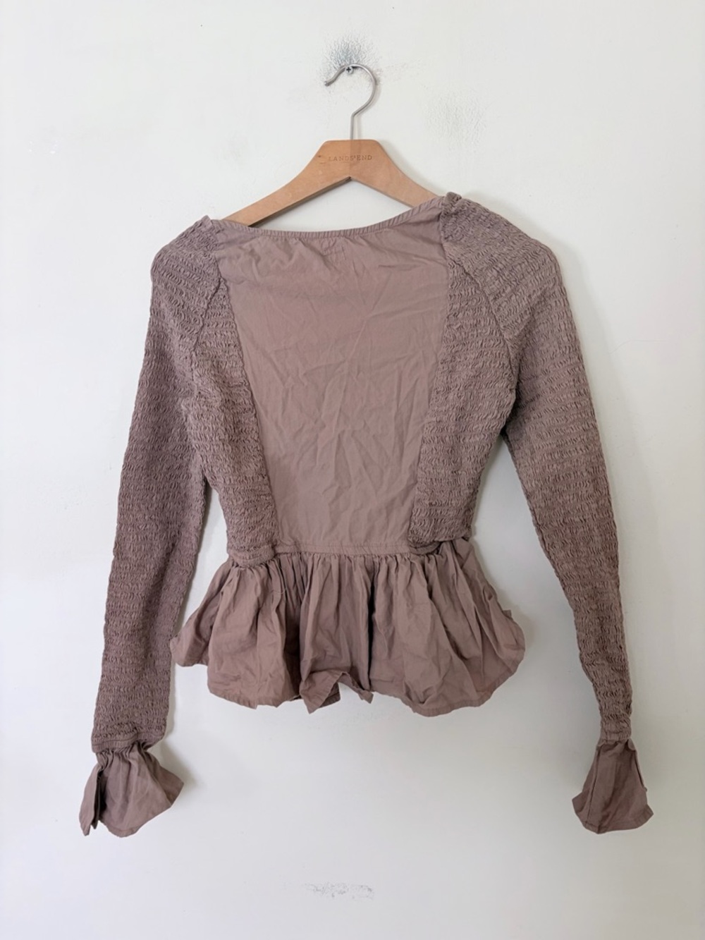 Free people Tropical Vibes Top ruched elegant ruffle S - Picture 5 of 8